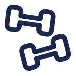 Dumbbells SVG Icon